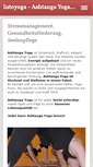 Mobile Screenshot of intoyoga.de